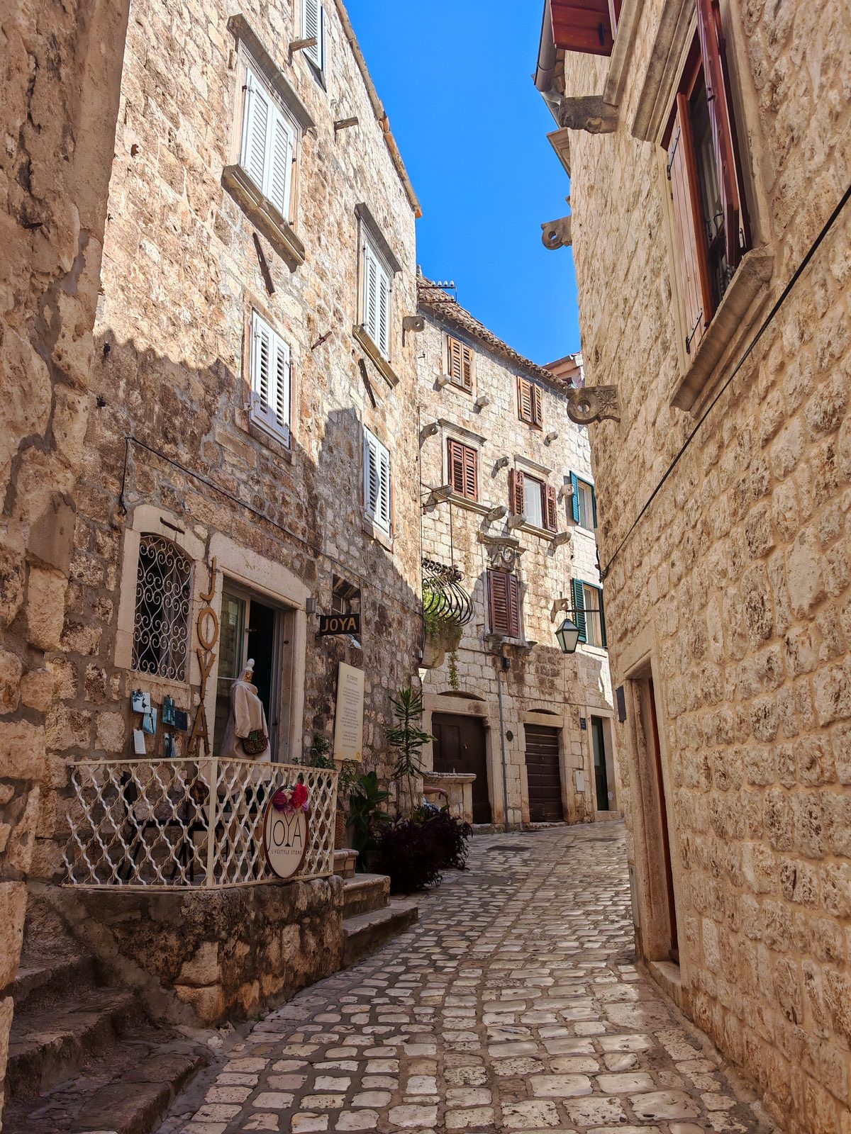 A lane in Hvar's old town