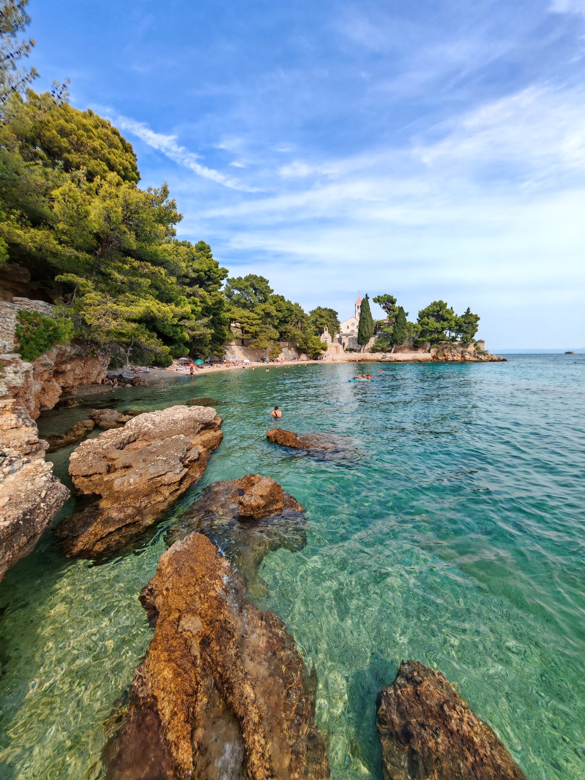The turquoise cove at Kotlina