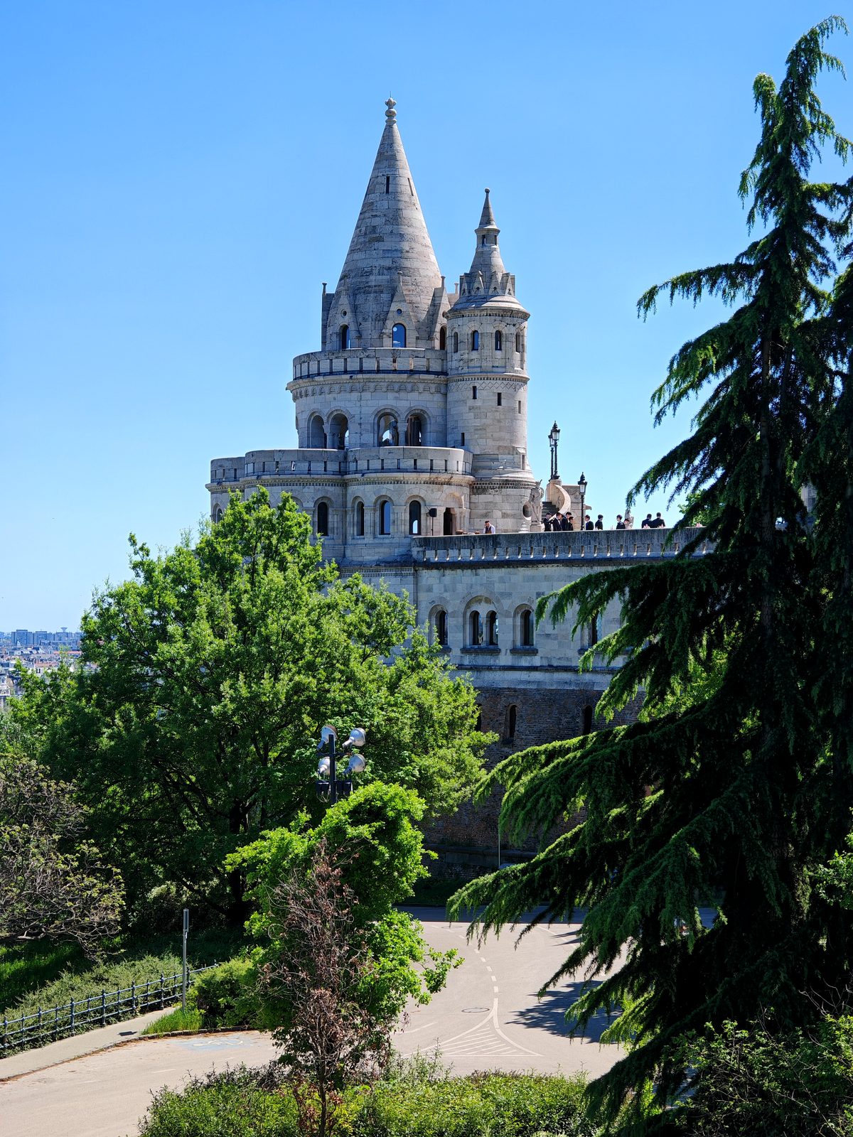 The white turrets of Fisherman's Bastion