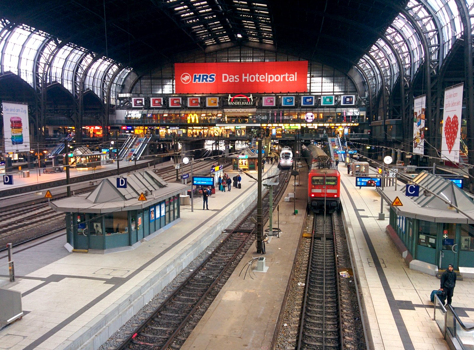 Hamburg's grand central station