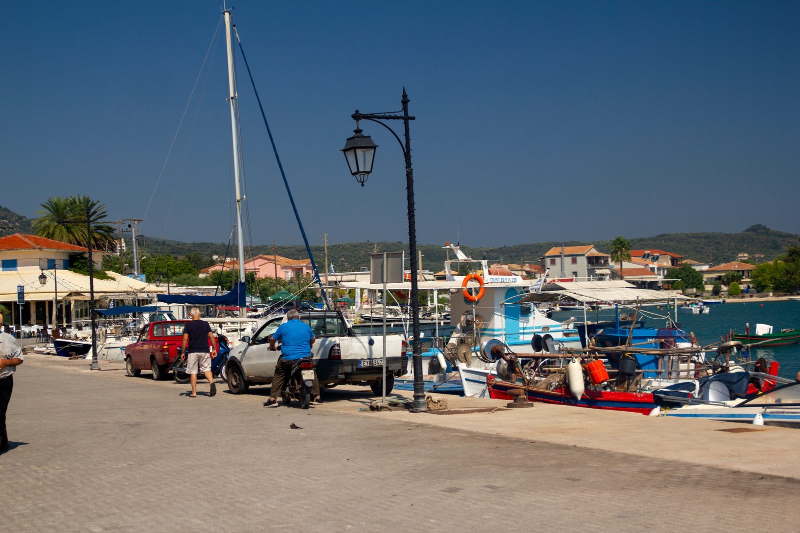 Fishing boats in the harbour