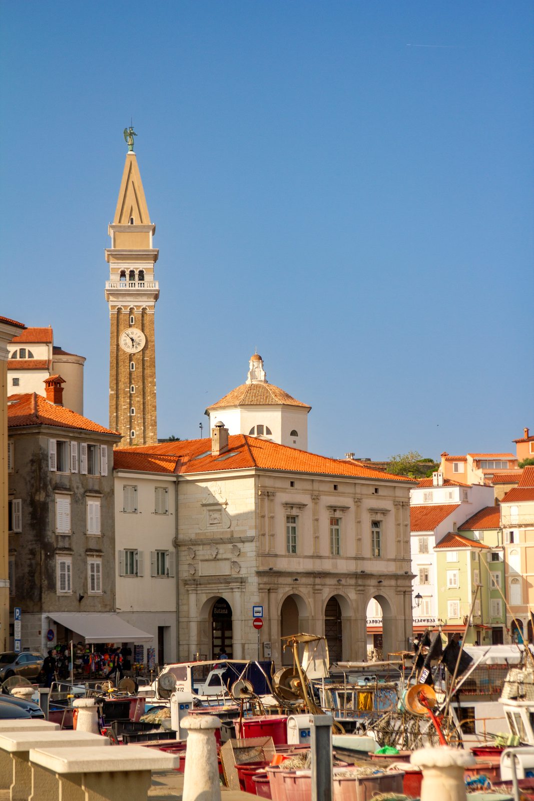 The bell tower of St George
