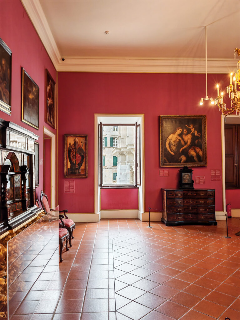 A gallery of old masters in the Rector's Palace