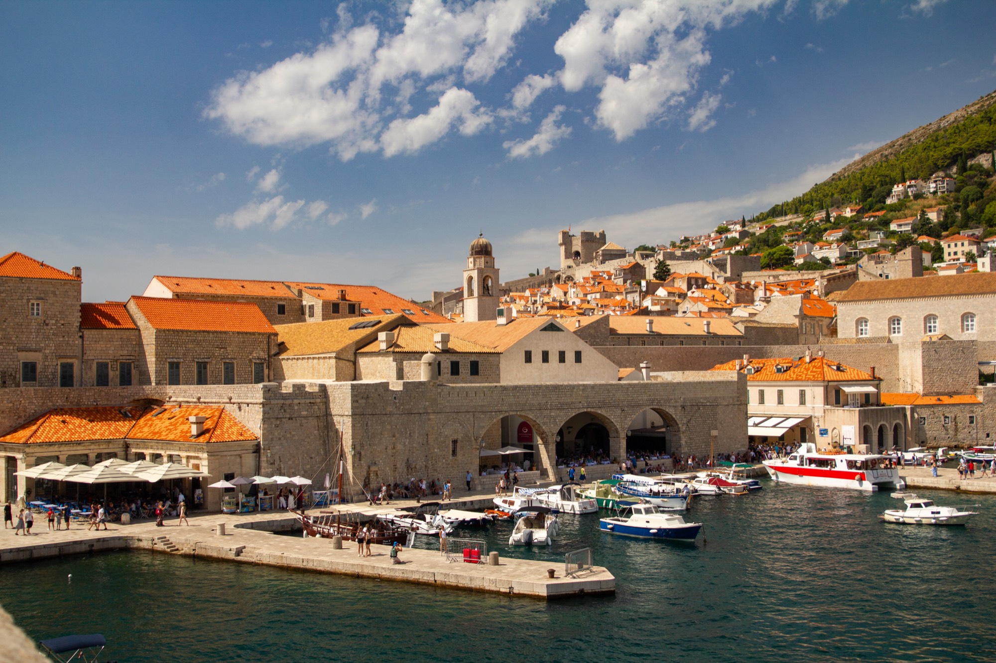 The Old Port seen from the walls