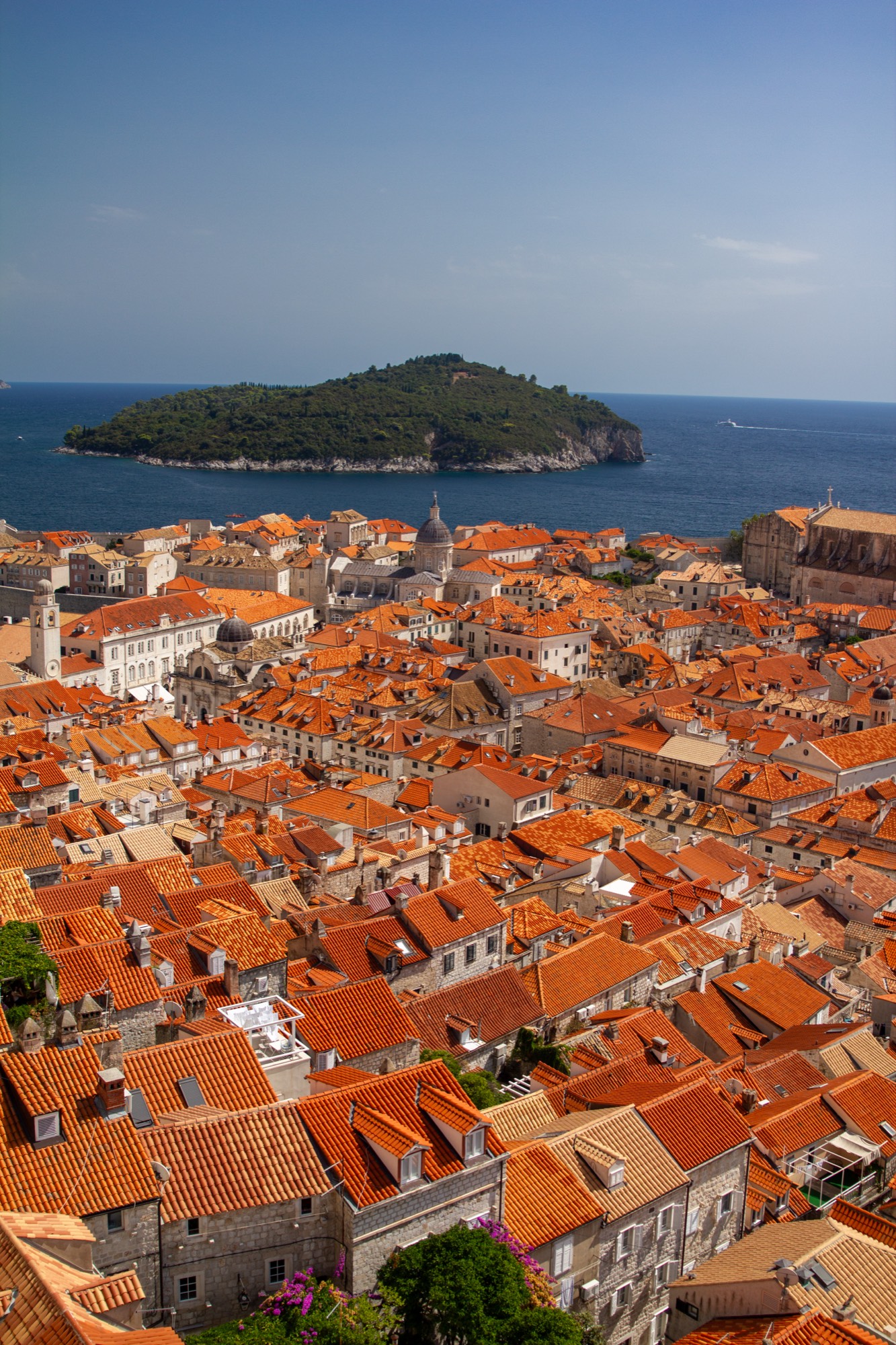 The grand panorama from the Minčeta Tower